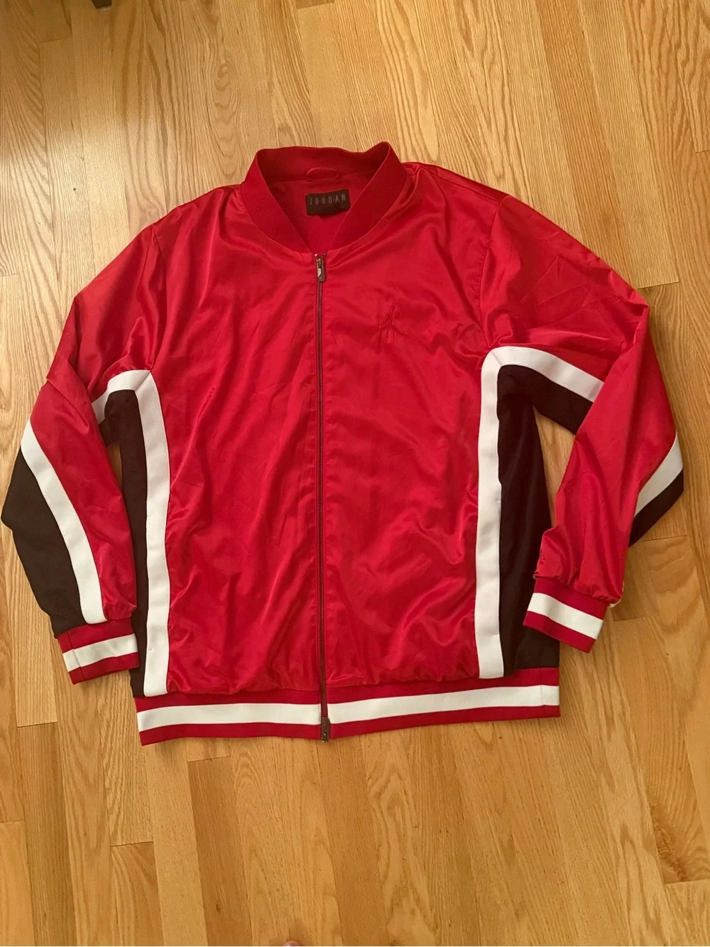 Air Jordan Satin Bomber Jacket Size XL